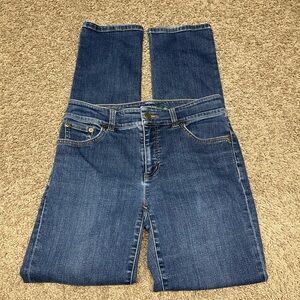 Lauren Ralph‎ Lauren size 4 straight leg denim jeans pockets casual midrise